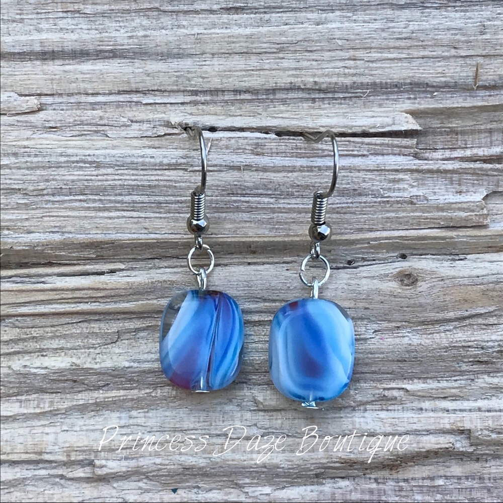 Unique Blue Vintage‎ Dangle Earrings